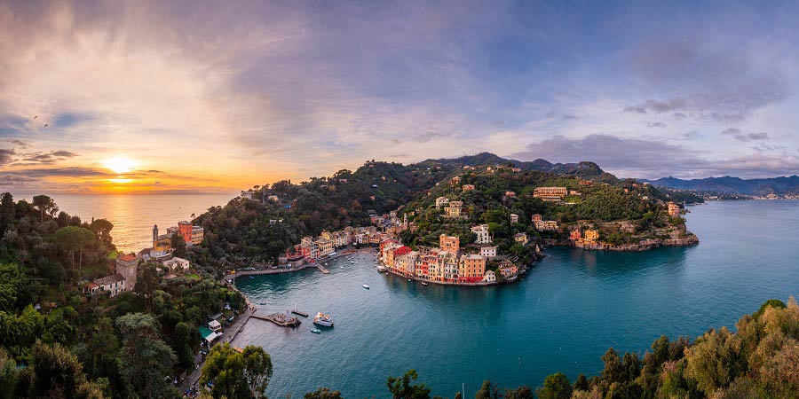 Enjoying a scenic cruise to Portofino