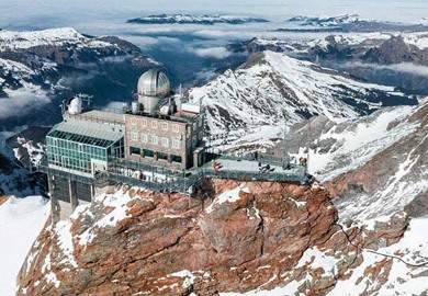Stunning views from the Sphinx Observatory